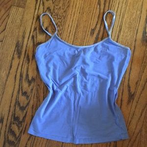 Cropped Tank Top Baby Blue